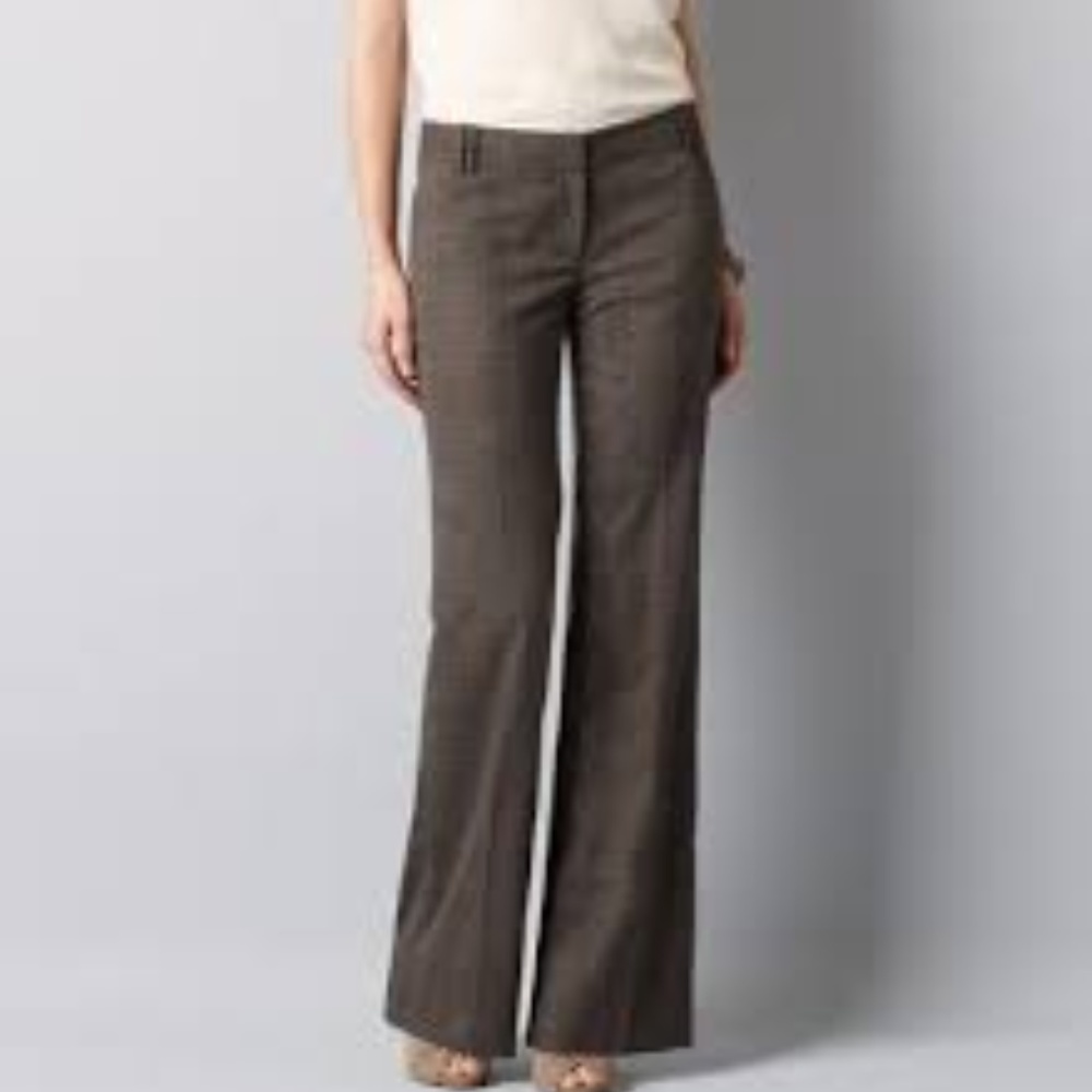 Ann Taylor Marisa Pants Size 6 Tan Career Trouser
